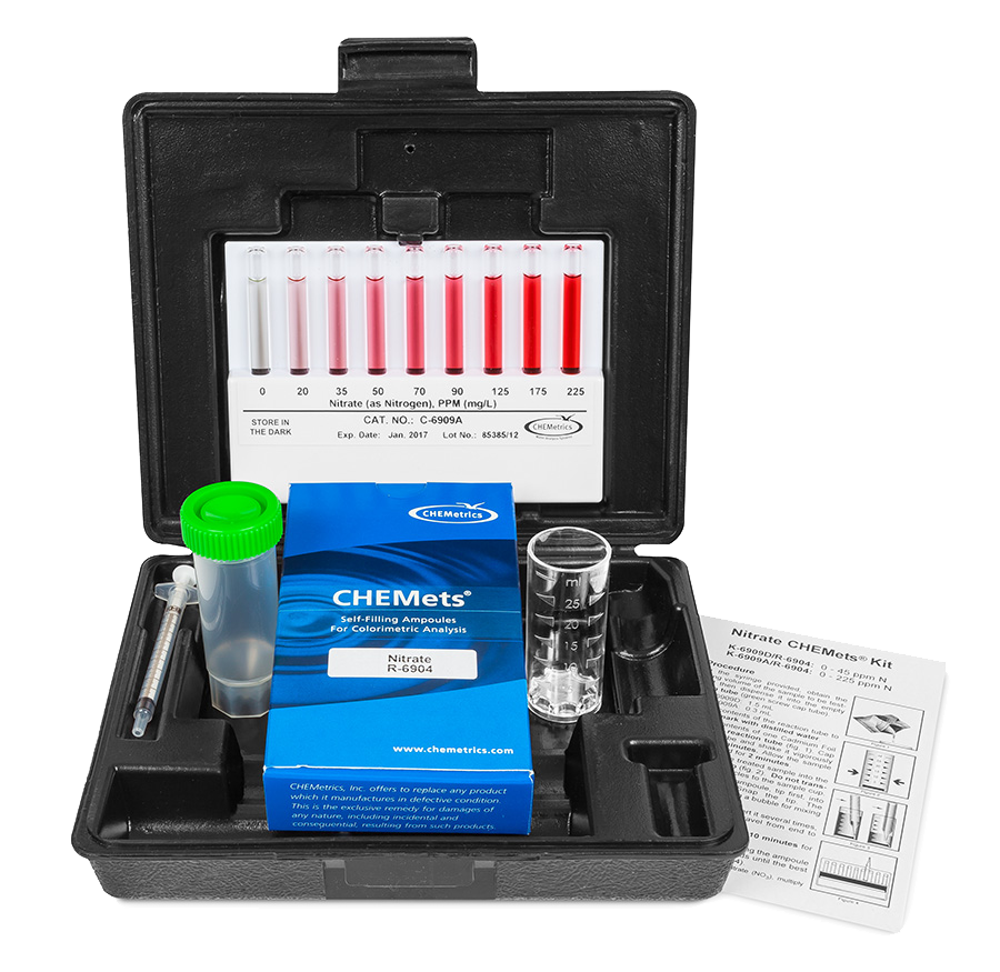 CHEMets Visual Nitrate Test Kit (K-6909A)